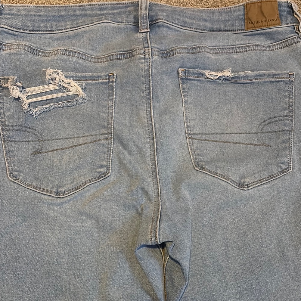 American Eagle Outfitters Denim Jeans Light wash High rise